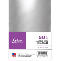 Самозапечатващи се Торбички, Целофани, А6 (105 х 148 мм) Формат, 50 Броя