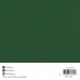 Зелени Коледни Заготовки за Картички с Пликове в Бял Цвят 15 см х 15 см по 10 Броя