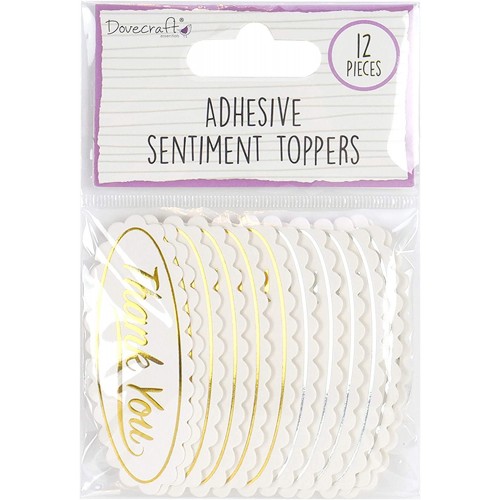 Топери "Thank You", Златни и Сребърни, 18 Броя Топери "Thank You", Златни и Сребърни, 18 Броя