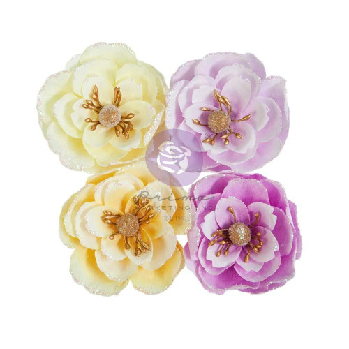 Слънчеви Цветя, 4 Броя в Опаковка, 6.50 - 7 см