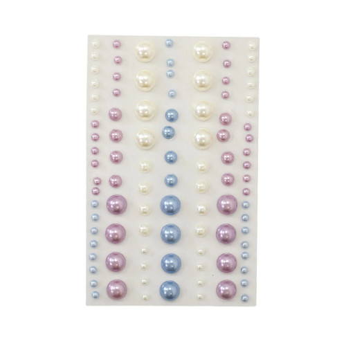 Елегантни Перлени Камъчета - Самозалепващи се, 100 Броя Елегантни Перлени Камъчета - Самозалепващи се, 100 Броя