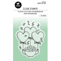 Полимерен Печат - "Чаени Сърца", 10,5 х 7,4 х 0.3 см Полимерен Печат - "Чаени Сърца", 10,5 х 7,4 х 0.3 см