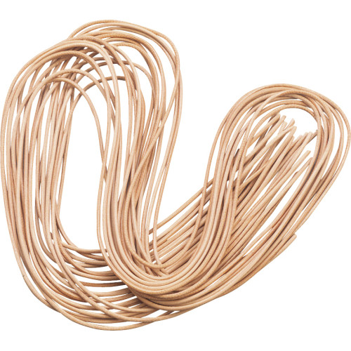 Кожен Шнур, Ø 1 mm, 2 Броя x 1 m, Натурален Цвят Кожен Шнур, Ø 1 mm, 2 Броя x 1 m, Натурален Цвят