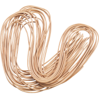 Кожен Шнур, Ø 2 mm, 2 Броя x 1 m, Натурален Цвят Кожен Шнур, Ø 2 mm, 2 Броя x 1 m, Натурален Цвят