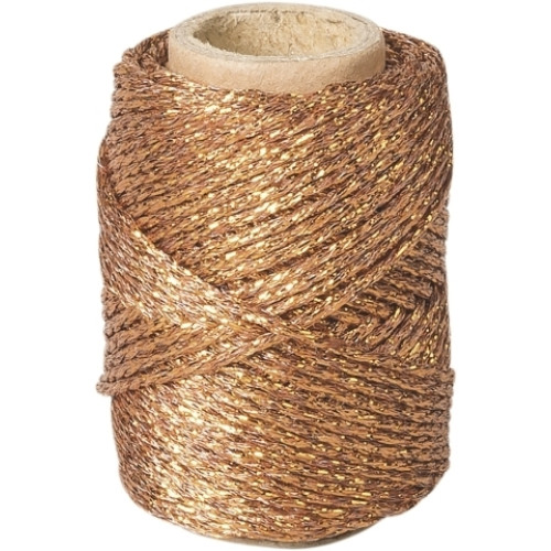 Металиков Шнур, ⌀1.5 mm, 20 Метра, Мед Металиков Шнур, ⌀1.5 mm, 20 Метра, Мед