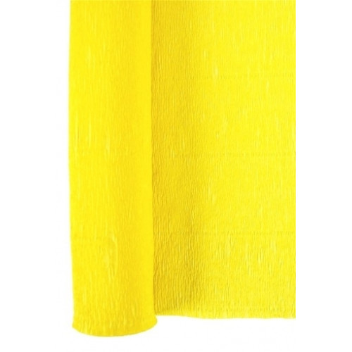 Креп Хартия, 50 x 250 cm, Жълта Креп Хартия, 50 x 250 cm, Жълта