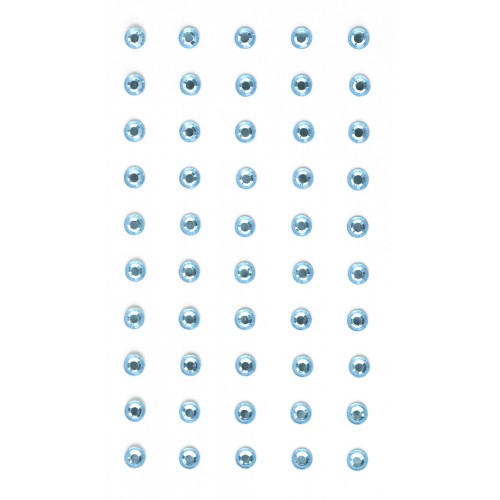 Кристални камъчета, Сини, 5 мм, 50 Броя Кристални камъчета, Сини, 5 мм, 50 Броя