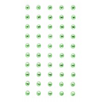 Кристални камъчета, Зелени, 5 мм, 50 Броя