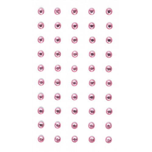 Кристални камъчета, Розови, 5 мм, 50 Броя Кристални камъчета, Розови, 5 мм, 50 Броя
