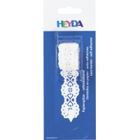 Лепяща Хартиена Дантела, 24 мм х 2 м, Сърца Лепяща Хартиена Дантела, 24 мм х 2 м, Сърца