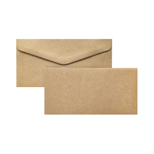 Заготовки за Картички, DL  (110 x 220 mm) и Пликове, Крафт, по 5 Броя