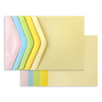 Заготовки за Картички, 145 x 145 mm с Пликове, Пастелни Цветове, по 5 Броя Заготовки за Картички, 145 x 145 mm с Пликове, Пастелни Цветове, по 5 Броя