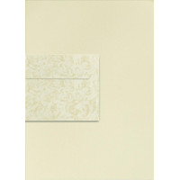 Дизайнерска Сатен Хартия, Крем, А4, 20 листа с 10 Броя Пликове DL формат - Златни Рози Дизайнерска Сатен Хартия, Крем, А4, 20 листа с 10 Броя Пликове DL формат - Златни Рози