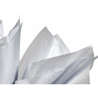 Мека Хартия Тишу - 50 x 70 cm, Пакет с 5 листа, Сребърна Мека Хартия Тишу - 50 x 70 cm, Пакет с 5 листа, Сребърна