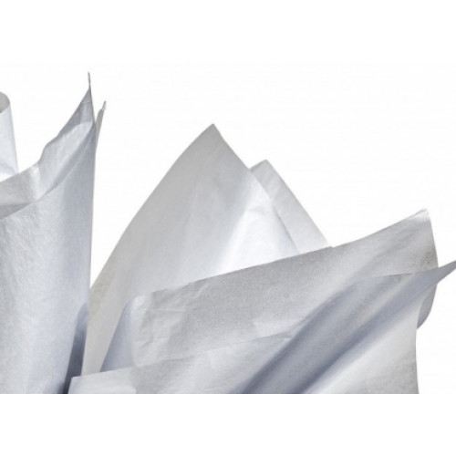 Мека Хартия Тишу - 50 x 70 cm, Пакет с 5 листа, Сребърна Мека Хартия Тишу - 50 x 70 cm, Пакет с 5 листа, Сребърна