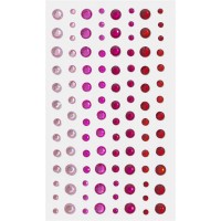 Кристални Камъчета - Червени, 104 Броя, 3/4/5/6мм