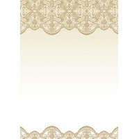 Дизайнерска Хартия Дантела с Пликове, Сатенирани - Дантела, 20 Листа, А4, 10 Броя Пликове Дизайнерска Хартия Дантела с Пликове, Сатенирани - Дантела, 20 Листа, А4, 10 Броя Пликове