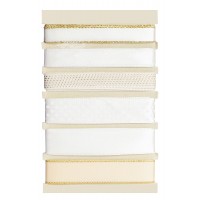 Панделки, Кремав, Бели, Златни, Комплект - 6 Вида по 1,5 м Панделки, Кремав, Бели, Златни, Комплект - 6 Вида по 1,5 м
