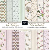 Винтидж Дизайнерска Хартия, 8 Листа, 305 х 305мм, 200 гр./кв.м. Винтидж Дизайнерска Хартия, 8 Листа, 305 х 305мм, 200 гр./кв.м.