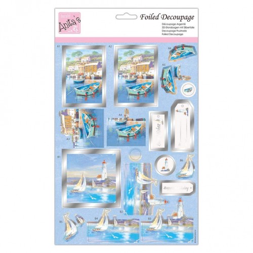 Стикери За Декупаж "Sail Away" Стикери За Декупаж "Sail Away"