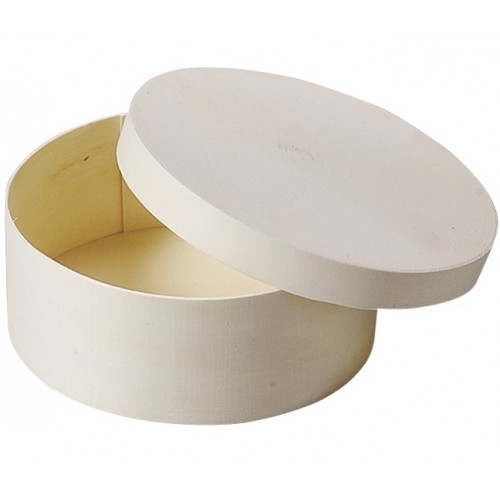 Кутия от дървесен фурнир кръгла 120 mm Кутия от дървесен фурнир кръгла 120 mm