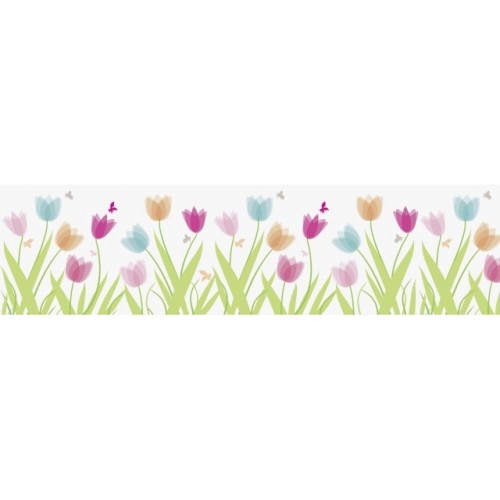 Декоративна Лента за Стъкло Лалета, 76 мм/2м. Декоративна Лента за Стъкло Лалета, 76 мм/2м.