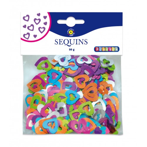 Пайети Сърца - 50 гр. Пайети Сърца - 50 гр.