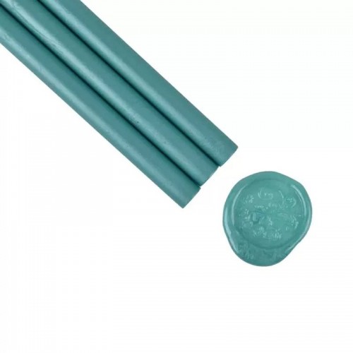 Восък за Печати, За Пистолет за Топло Лепене, Тюркоаз, 1 Брой Восък за Печати, За Пистолет за Топло Лепене, Тюркоаз, 1 Брой