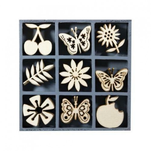 Дървени Фигурки - Черешки и Пепепeруди, 45 Броя Дървени Фигурки - Черешки и Пепепeруди, 45 Броя