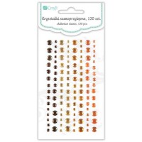 Самозалепващи камъчета - цитрусови цветове, 3мм, 4мм, 5мм, 6мм, 120 броя