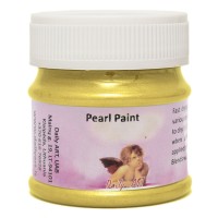 Акрилна Боя, Перла - Жълт Цвят, 50 мл Акрилна Боя, Перла - Жълт Цвят, 50 мл