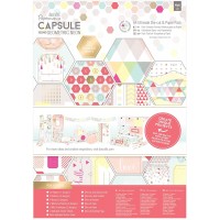 Творчески DIY Комплект - Capsule Geometric Neon, 48 Листа, А4 формат