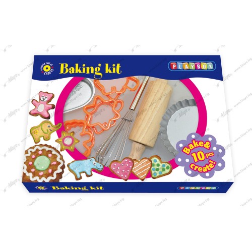Комплект за приготвяне и декориране на курабийки за деца