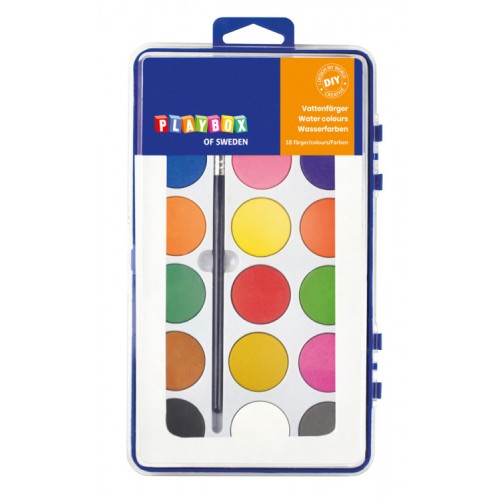 Водни Бои, 18 Цвята Водни Бои, 18 Цвята