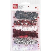 Мъниста Deco Mix 6 вида, Сърца, Перли и Цветчета Мъниста Deco Mix 6 вида, Сърца, Перли и Цветчета