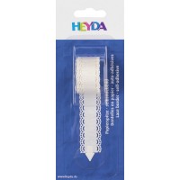 Лепяща Хартиена Дантела, 21 мм x 2 m, с Място за напис Лепяща Хартиена Дантела, 21 мм x 2 m, с Място за напис