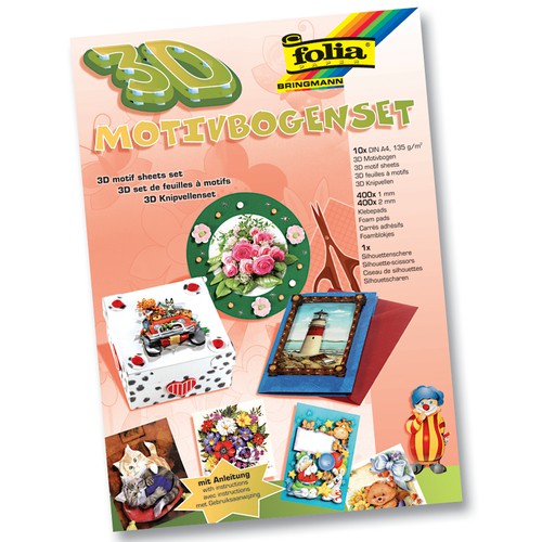 Дизайнерска Хартия, 3D, 10 Листа Картон, 135 гр./кв.м. Дизайнерска Хартия, 3D, 10 Листа Картон, 135 гр./кв.м.