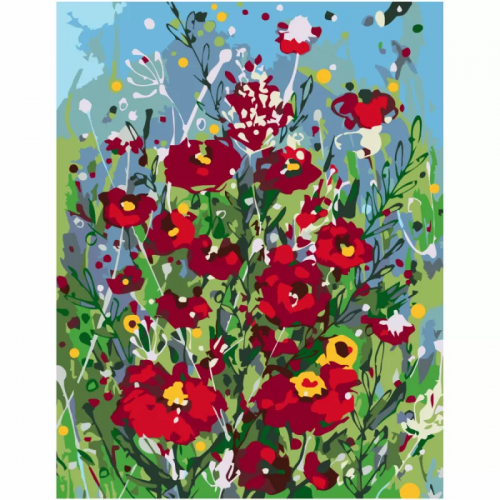 Комплект за Рисуване по Номера, Цветна Фантазия, Трета Степен на Сложност Комплект за Рисуване по Номера, Цветна Фантазия, Трета Степен на Сложност