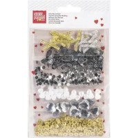 Мъниста и Пайети Deco Mix 6 вида "Wedding"